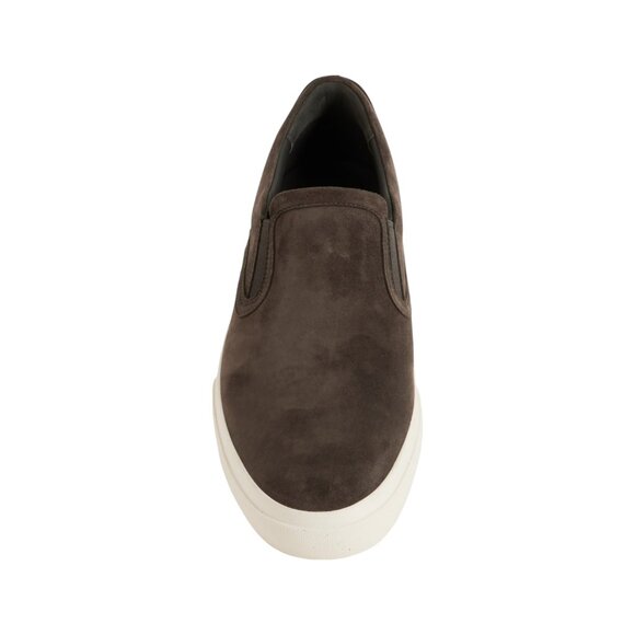 VINCE Brown/Ivory Fairfax Sneakers - Suede, Slip-Ons (For Men) - Picture 3 of 6